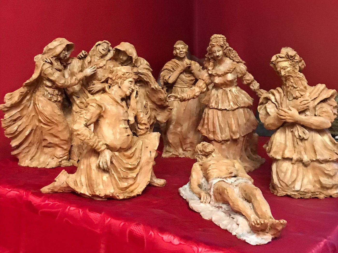 Il Compianto del Cristo Morto in terracotta di Roberto Barbato